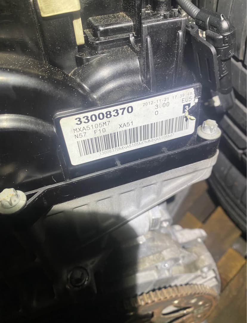 BMW E34 525tds M51D25 Engine 1993 photo 1