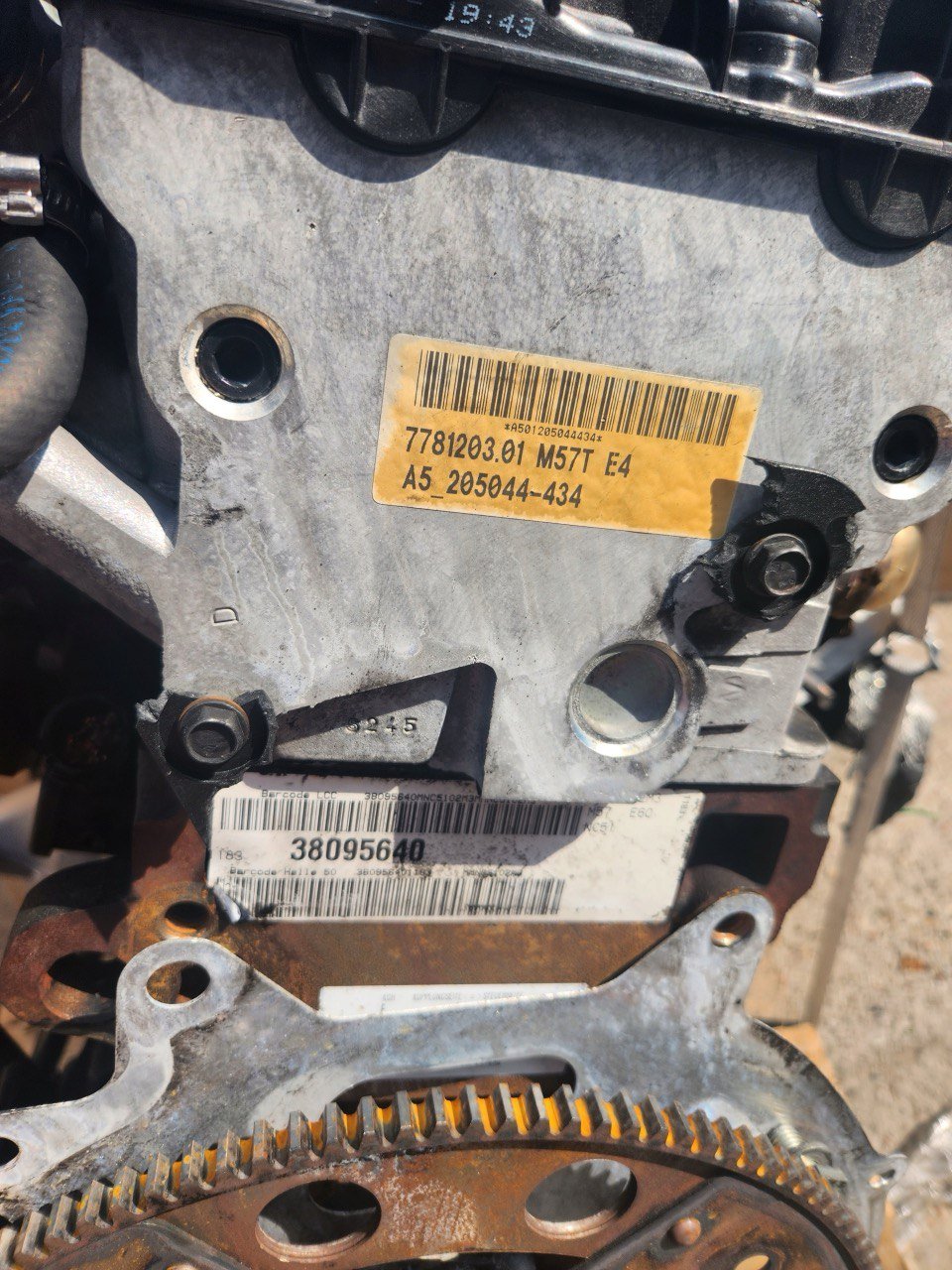 BMW E60 535d M57D30TU2 Engine 2007 photo 1