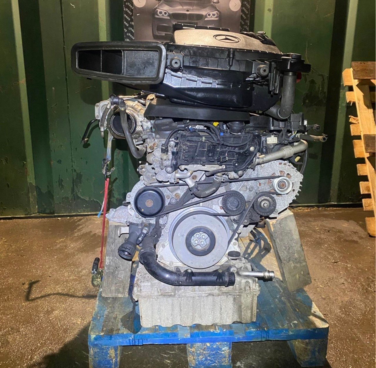 Land Rover Defender 90 1986 M57D25 163 hp Long block, R380 5-speed, BMW E39 530d, LHD photo 1